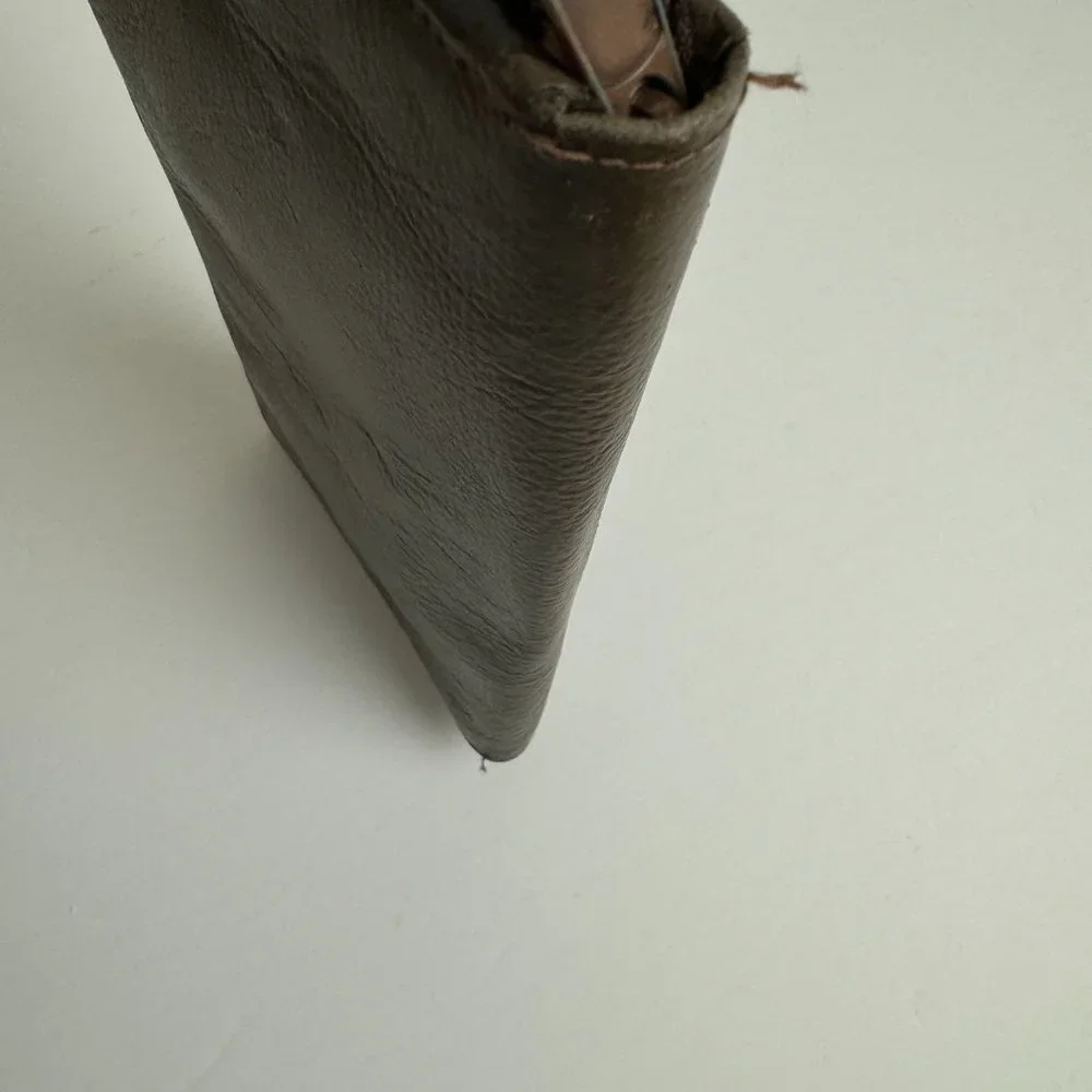 Large Genuine Leather Wallet Travel Passport Cards ID